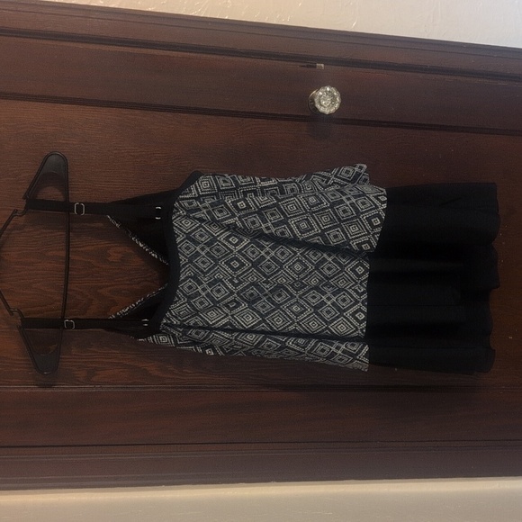 Catherine's Black & White Swim Dress Swimsuit Size 24W - Picture 3 of 5